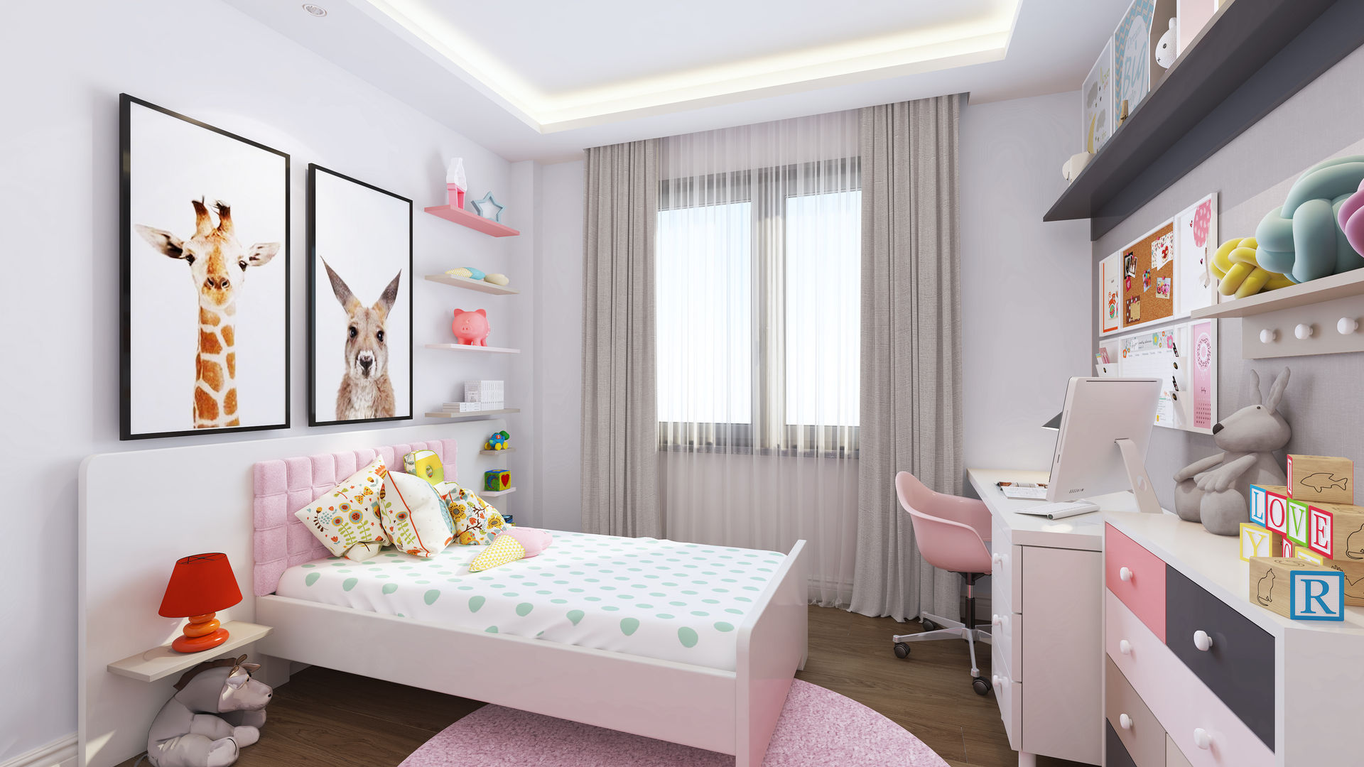 homify Habitaciones de niñas Madera Acabado en madera