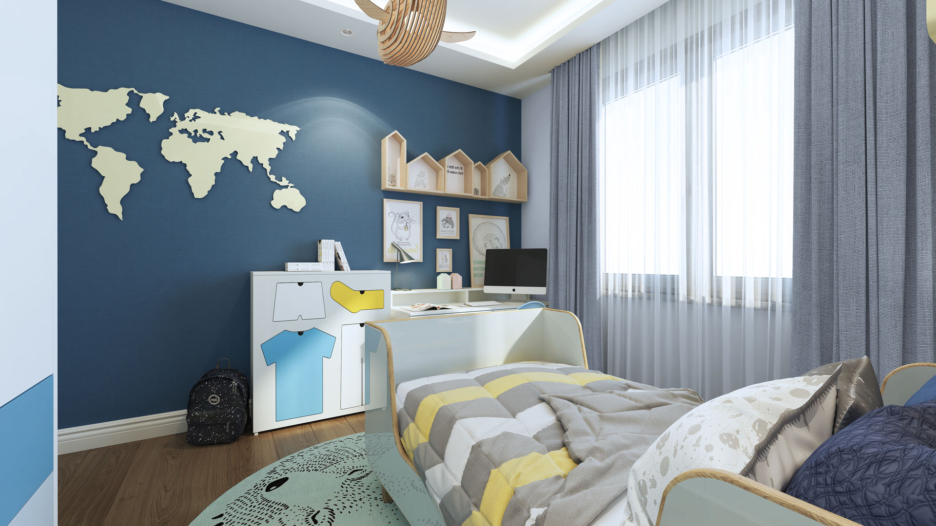 homify Boys Bedroom Wood Wood effect