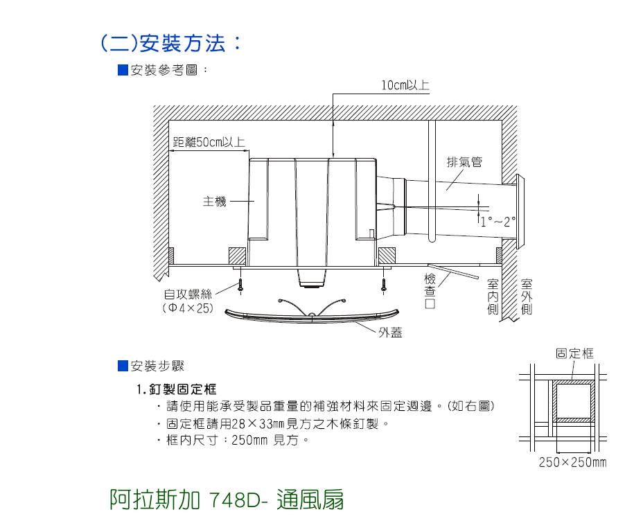 透氣扇 安居住宅有限公司