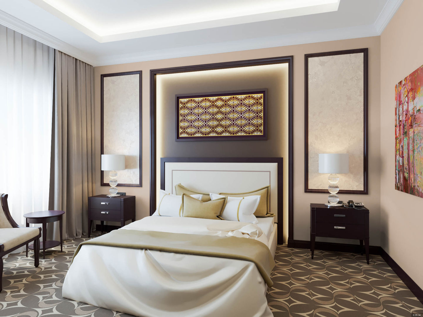 Bedroom DMR DESIGN AND BUILD SDN. BHD. bedroom,creative design,modern bedroom,lux