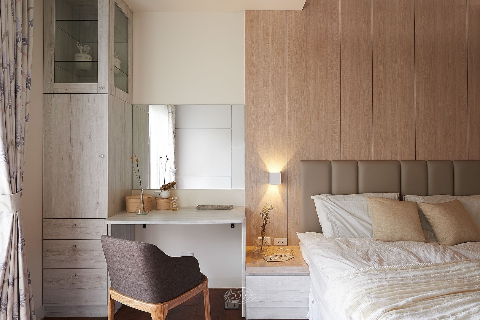 狹長街屋大改造, 層層室內裝修設計有限公司 層層室內裝修設計有限公司 Scandinavian style bedroom