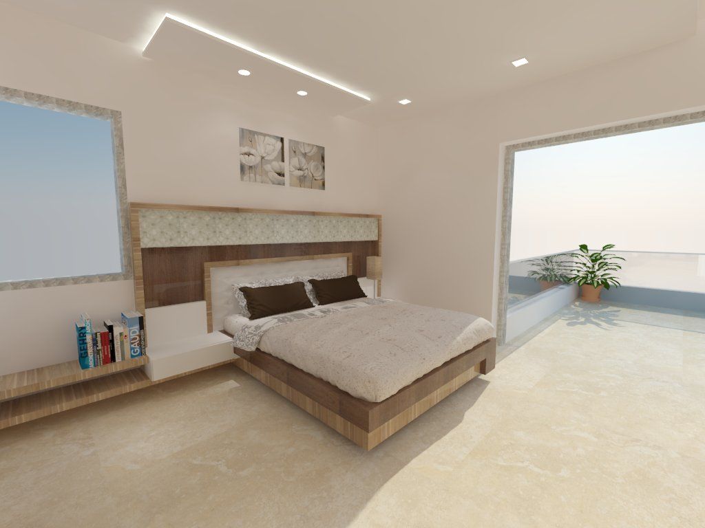 Residential Project, YATIKA INTERIORS YATIKA INTERIORS Modern style bedroom