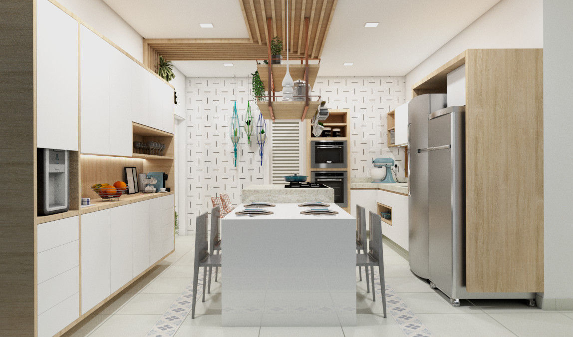Cozinha | Residencia A+M , Confi Arquitetos Confi Arquitetos Modern Kitchen