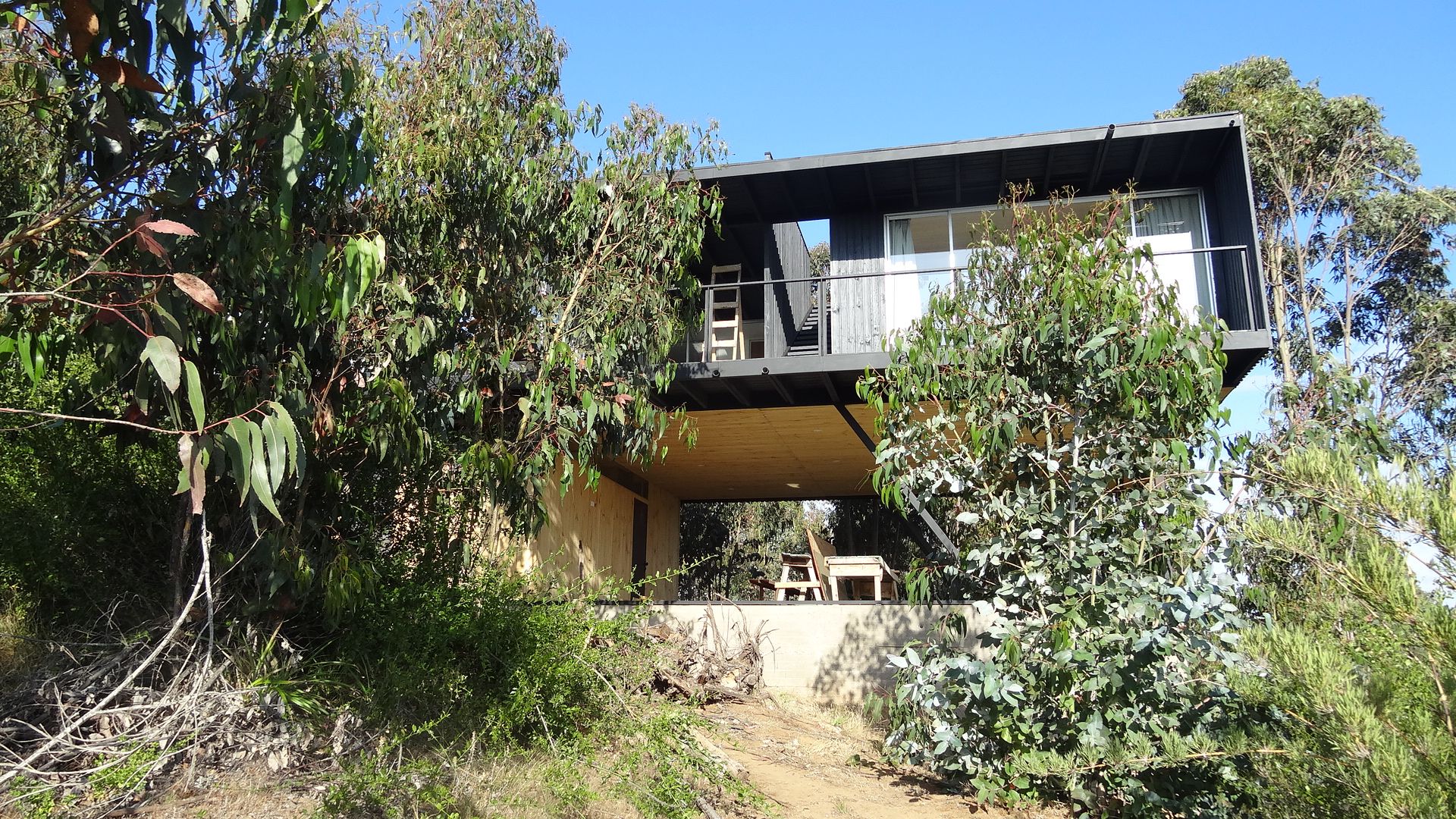 Casa QV, m2 estudio arquitectos - Santiago m2 estudio arquitectos - Santiago Casas mediterráneas Concreto