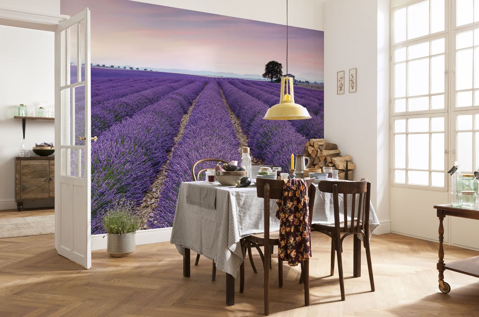 FOTOMURALES FLORALES , Muro Muro Country style walls & floors