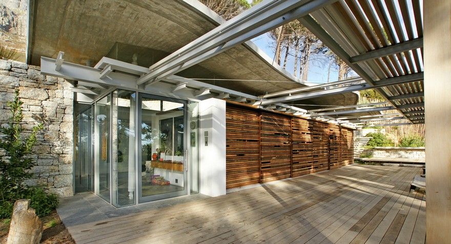 Covered Patio Van der Merwe Miszewski Architects Modern terrace Wood Wood effect