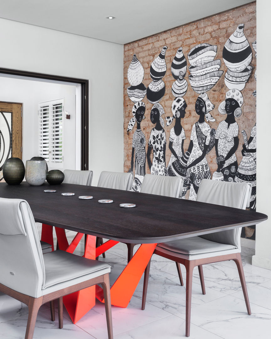 African Art meets European Design Fusion Deborah Garth Interior Design International (Pty)Ltd