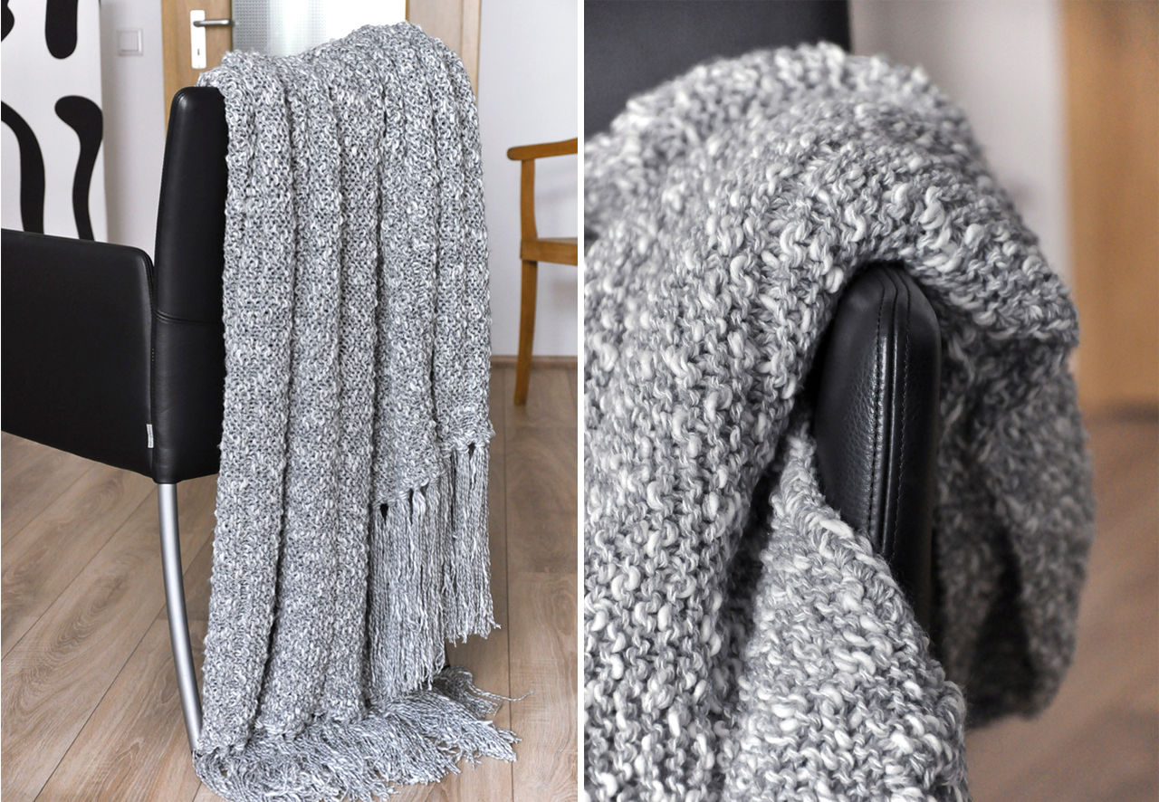 Decken | Blankets, Nebelschnecke Nebelschnecke غرفة المعيشة صوف Orange ديكورات واكسسوارات