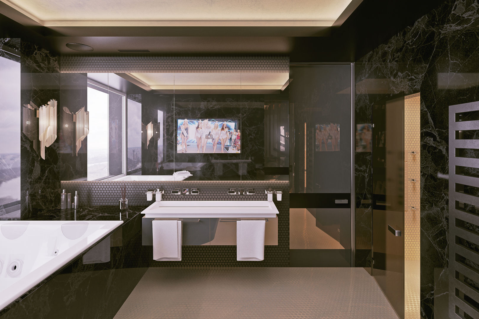 ЖК «Алые паруса» | Residential complex «Alie Parusa», Дмитрий Коршунов Дмитрий Коршунов Modern bathroom