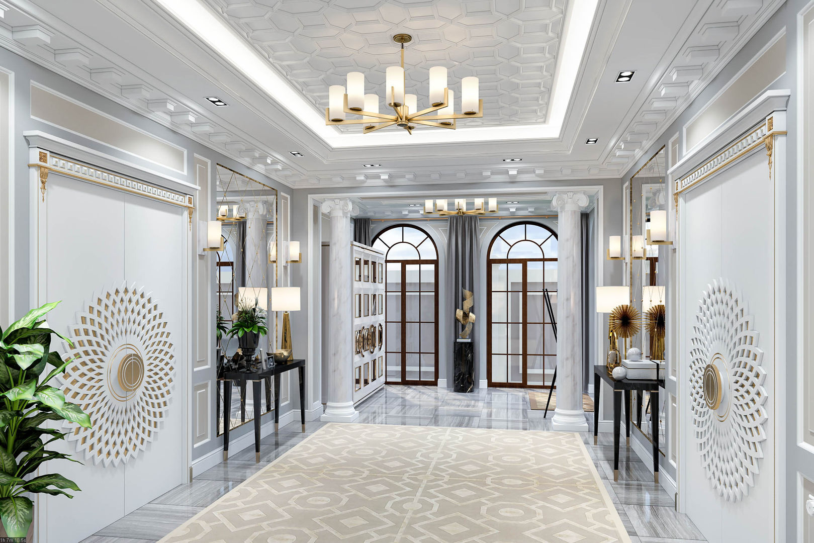 Elegant and modern entrance hall, DMR DESIGN AND BUILD SDN. BHD. DMR DESIGN AND BUILD SDN. BHD.