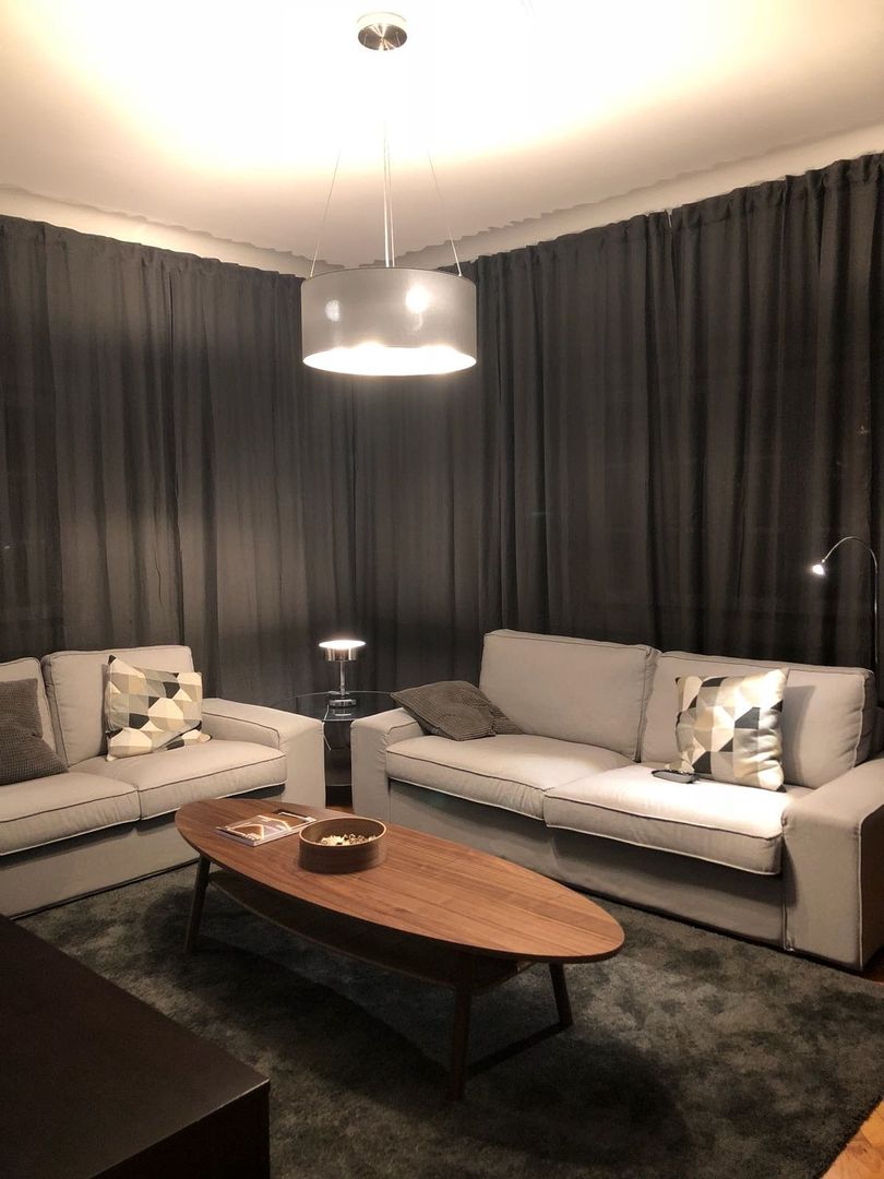 Apartamento Santarém, Rita Salgueiro Rita Salgueiro غرفة المعيشة ديكورات واكسسوارات