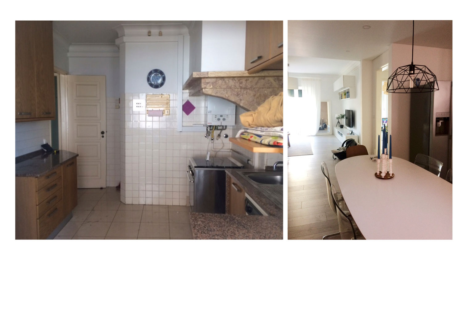 Remodelação de sala de jantar em cozinha CSR Construção e Reabilitação Lda Salas de jantar modernas