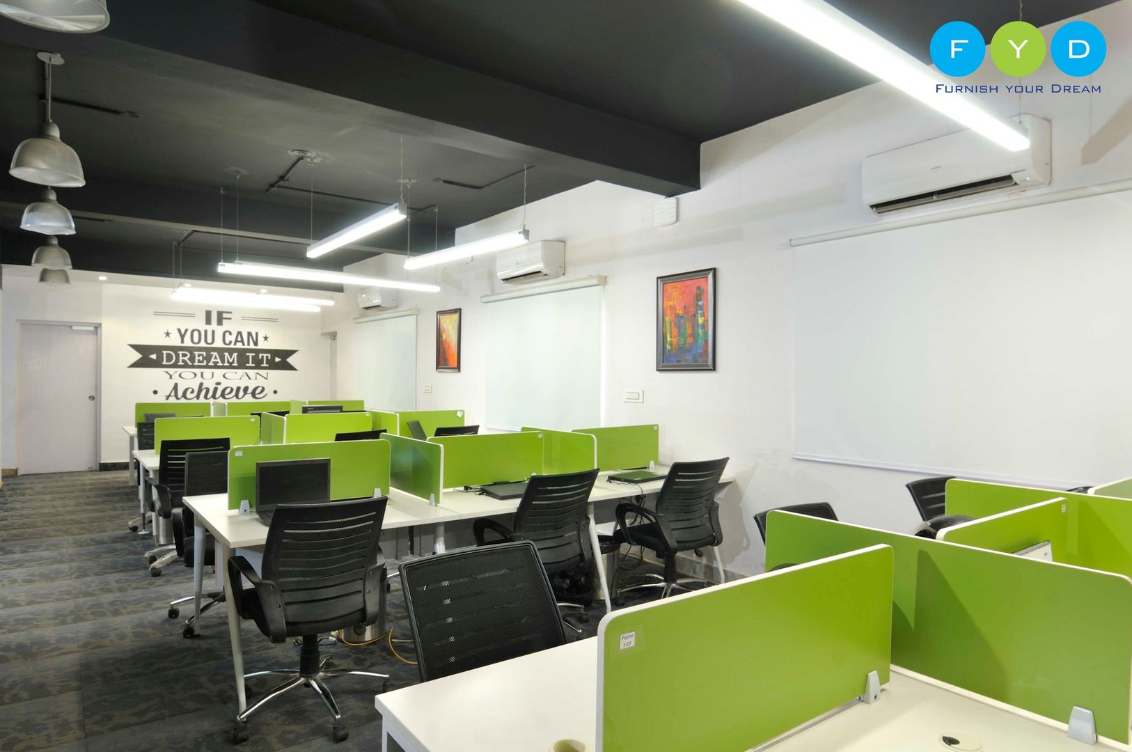 Lets Work - Coworking Space in Noida FYD Interiors Pvt. Ltd Commercial spaces Office buildings