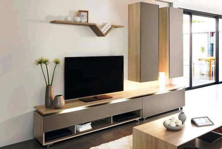 Modern TV Cabinet Wall Unit- Living room, Innoire Design Innoire Design غرفة المعيشة خزانات التلفزيون الجانبية