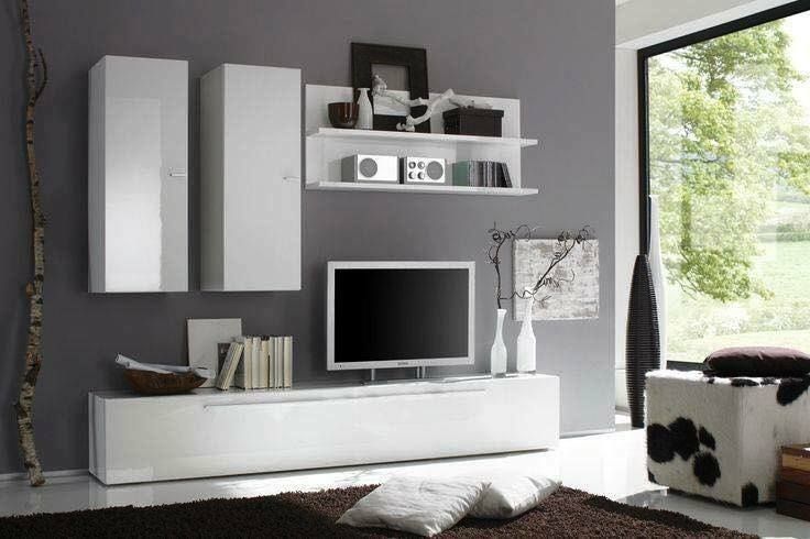 Modern TV Cabinet Wall Unit- Living room, Innoire Design Innoire Design Livings de estilo moderno Muebles de televisión y dispositivos electrónicos