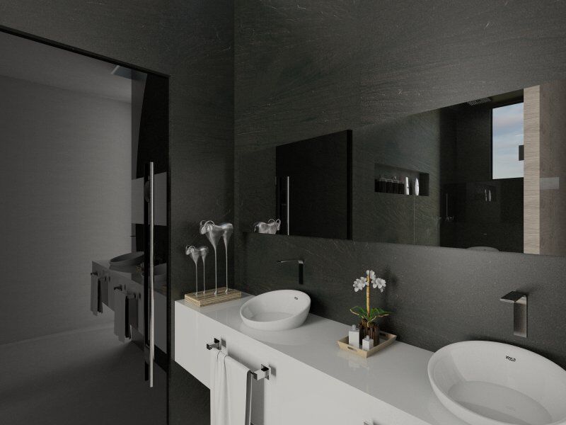 homify Modern Bathroom Concrete