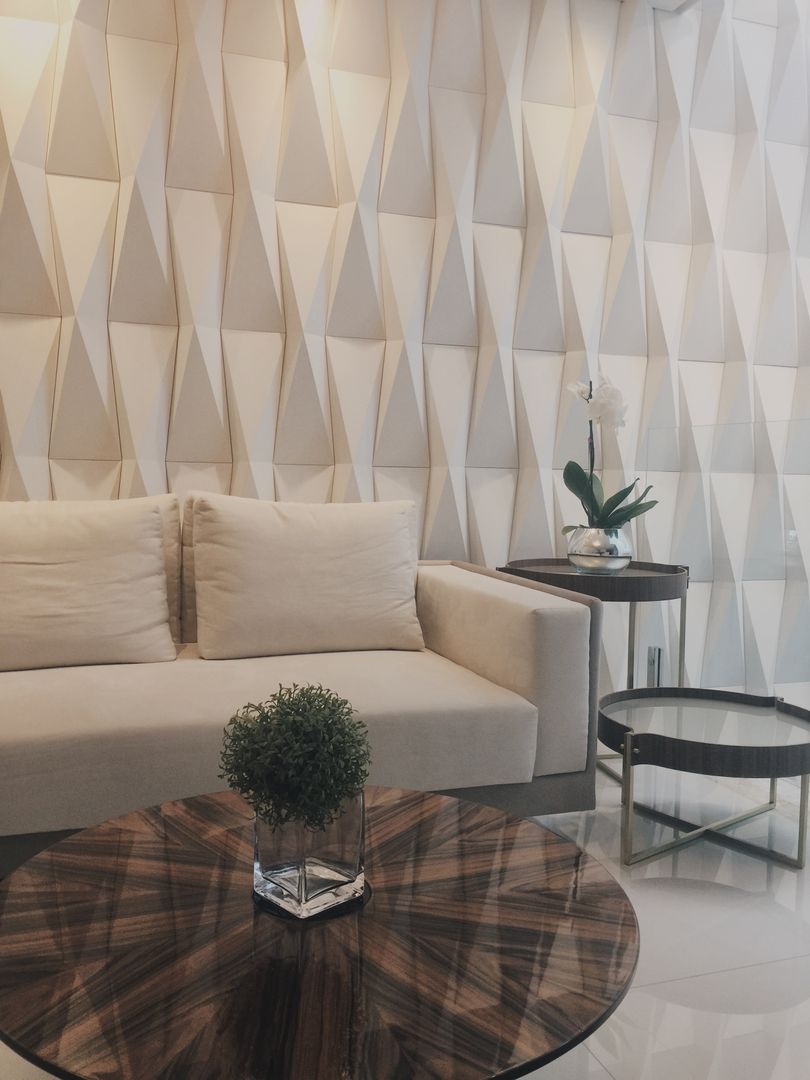 homify Salon moderne Béton