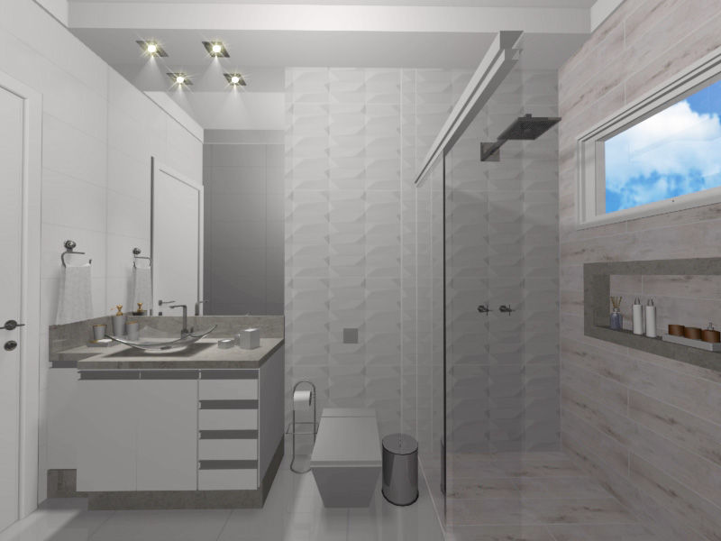 homify Modern bathroom