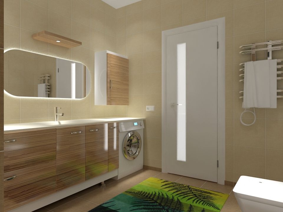 Narlıdere Konut Projesi, MİMAR TUĞBA ÖZKILIÇ MİMAR TUĞBA ÖZKILIÇ Modern bathroom