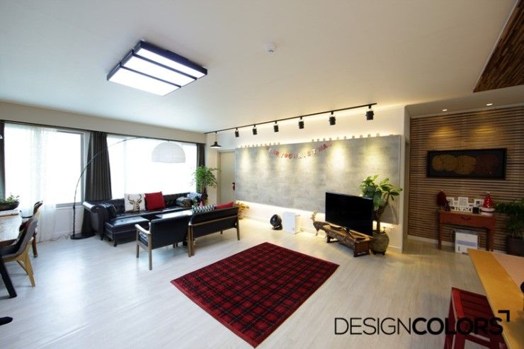 경기도 고양시 덕양구 용두동 주택 , DESIGNCOLORS DESIGNCOLORS Modern living room