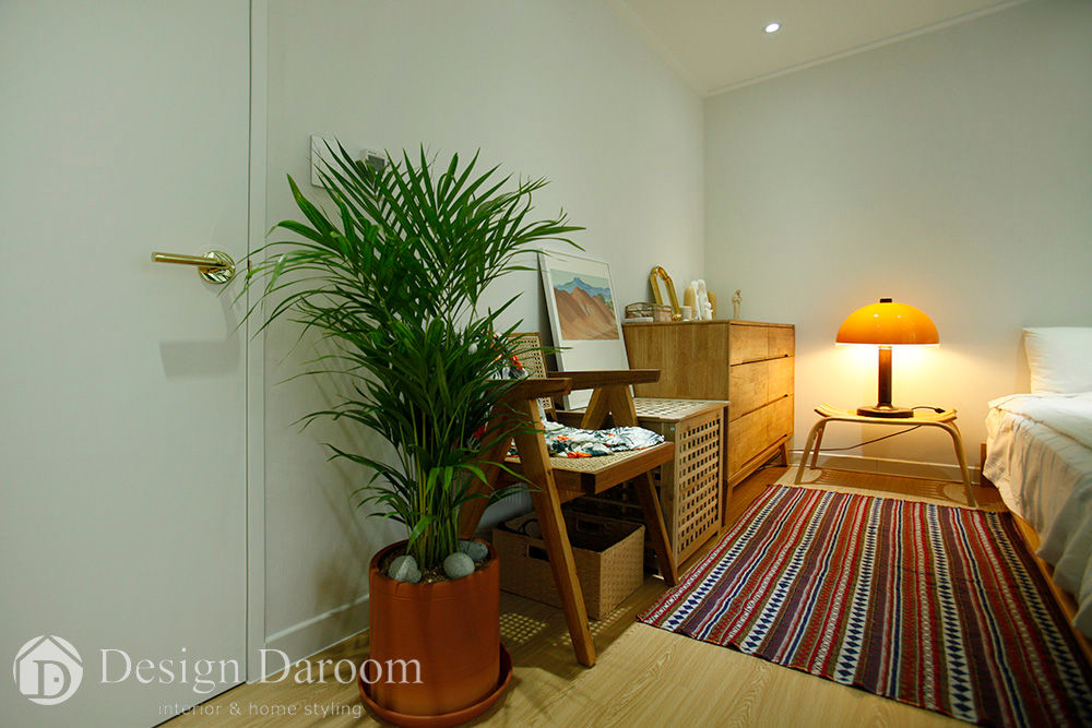 암사동 한강포스파크 25py 침실 Design Daroom 디자인다룸 스칸디나비아 침실