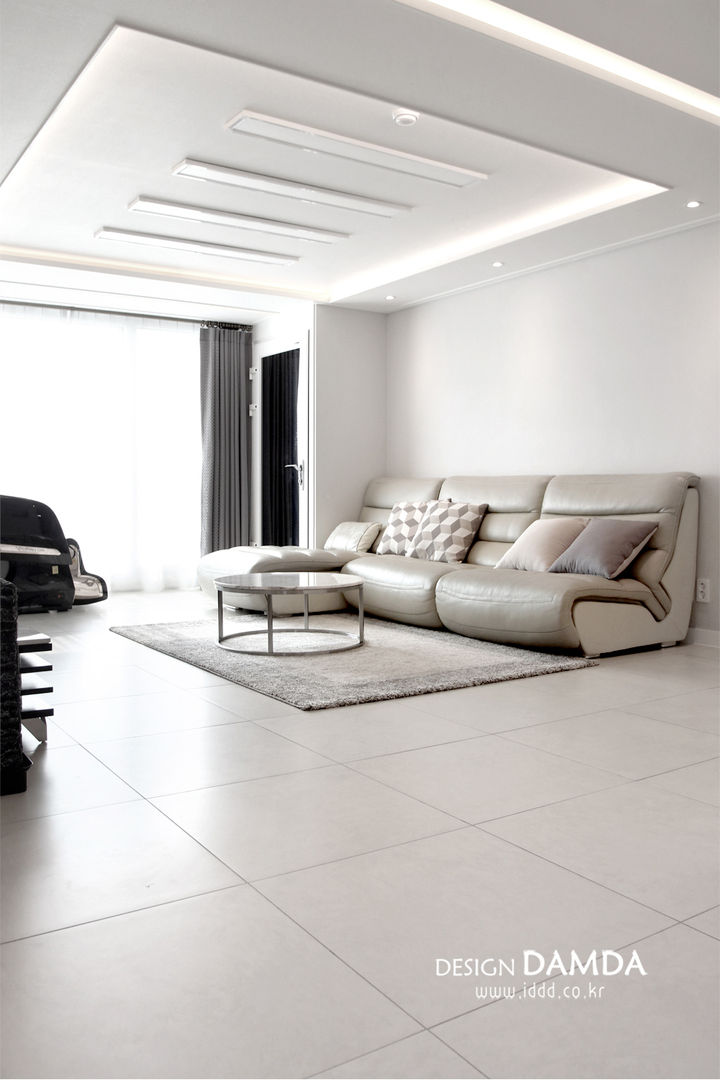 분당구 서현동 시범마을 현대아파트 39평, 디자인담다 디자인담다 Modern Living Room