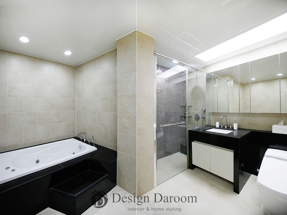 광장동 유진스웰 50py, Design Daroom 디자인다룸 Design Daroom 디자인다룸 Classic style bathrooms