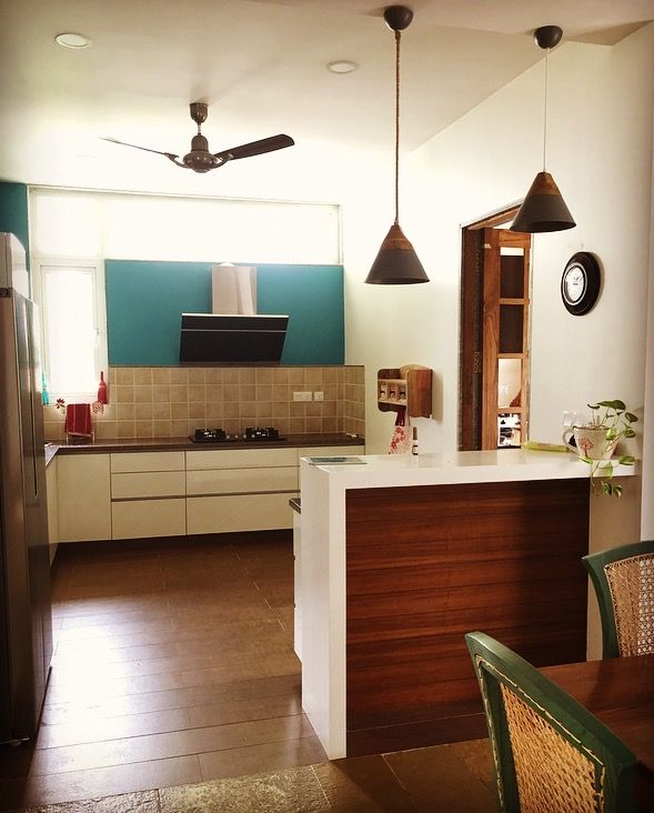 homify Unit dapur Parket Multicolored