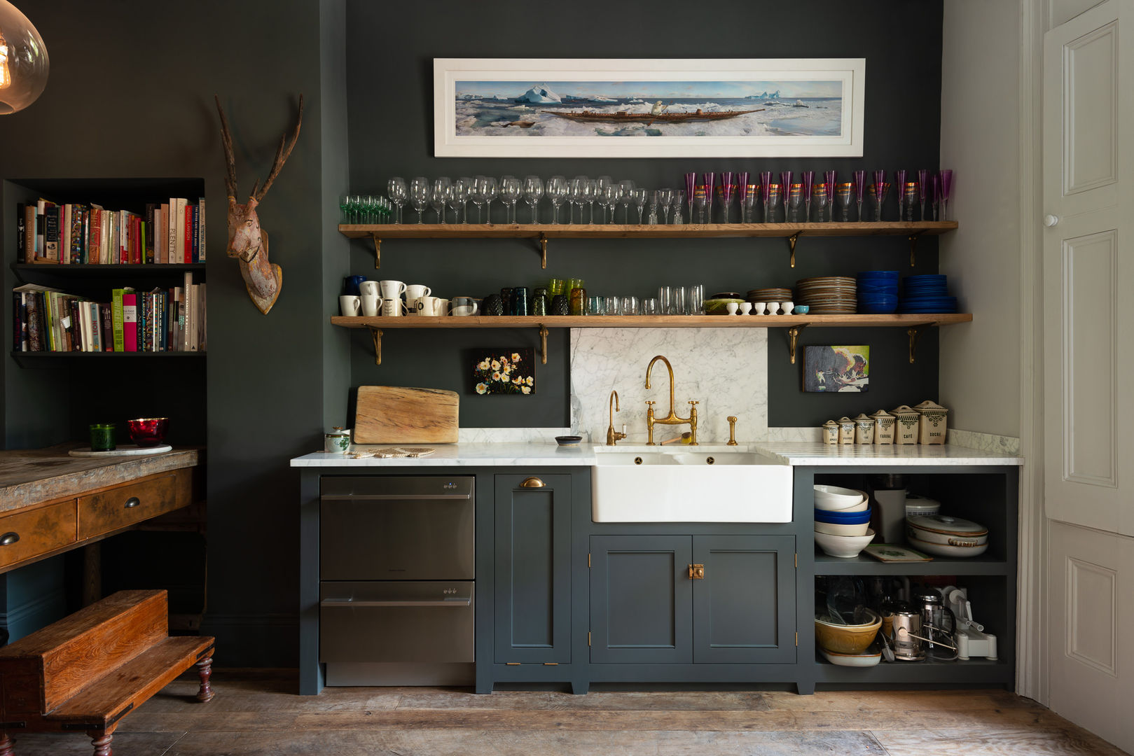 The Islington Townhouse Kitchen by deVOL, deVOL Kitchens deVOL Kitchens مطبخ خشب نقي Multicolored