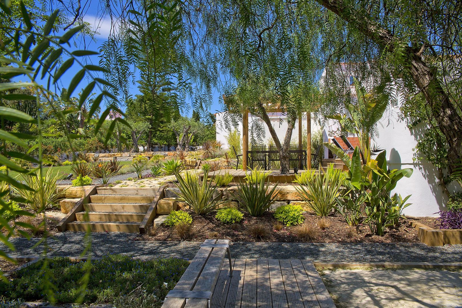 Villa Oleander, Jardíssimo Jardíssimo Jardines en la fachada