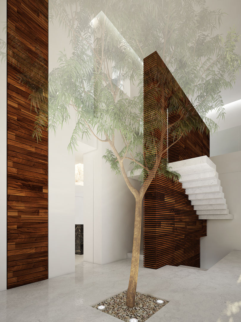 vestíbulo de acceso Daniel Cota Arquitectura | Despacho de arquitectos | Cancún