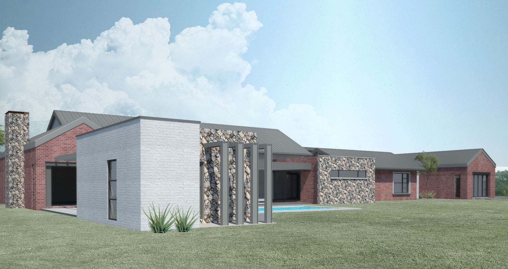 House De Souza, A4AC Architects A4AC Architects Casas unifamiliares Ladrillos