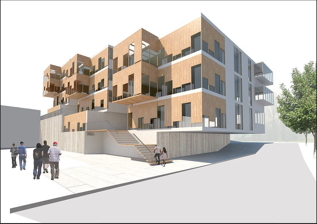 Construcción de vivienda multifamiliar en Arenys de Mar, Edificaciones de arquitectura residencial, projectelab projectelab Casas multifamiliares