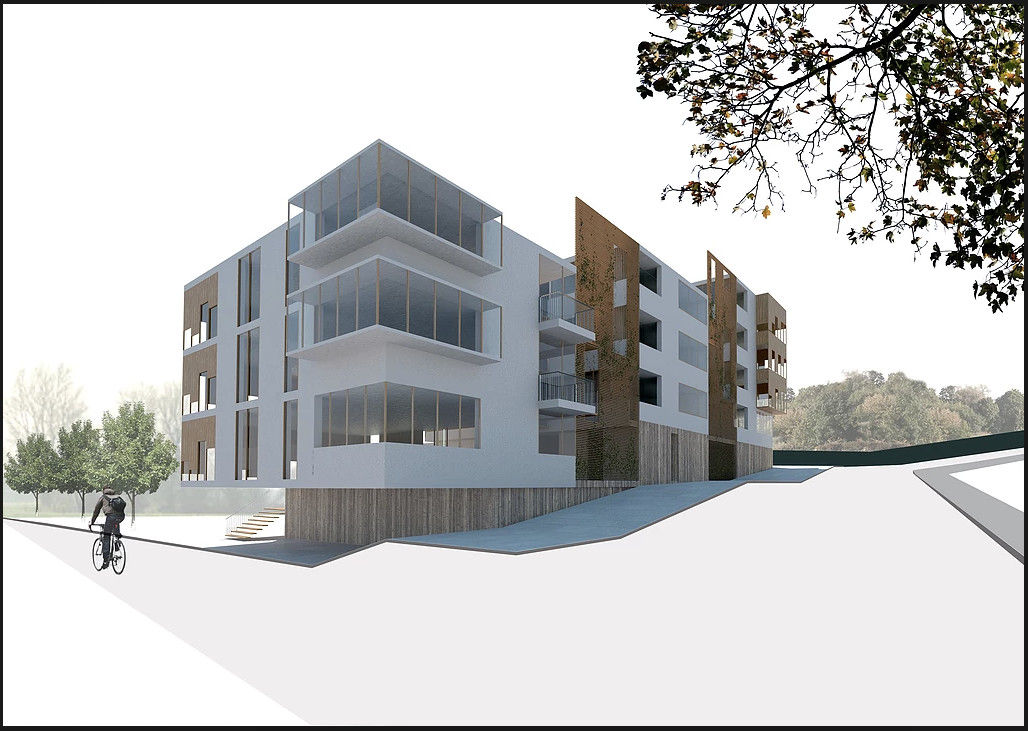 Construcción de vivienda multifamiliar en Arenys de Mar, Edificaciones de arquitectura residencial, projectelab projectelab Multi-Family house
