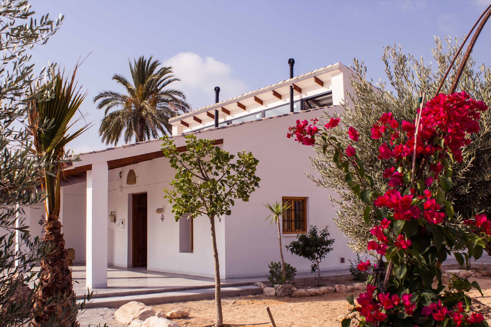 Casa de campo rural en la huerta de estilo mediterráneo ARREL arquitectura Casas de campo