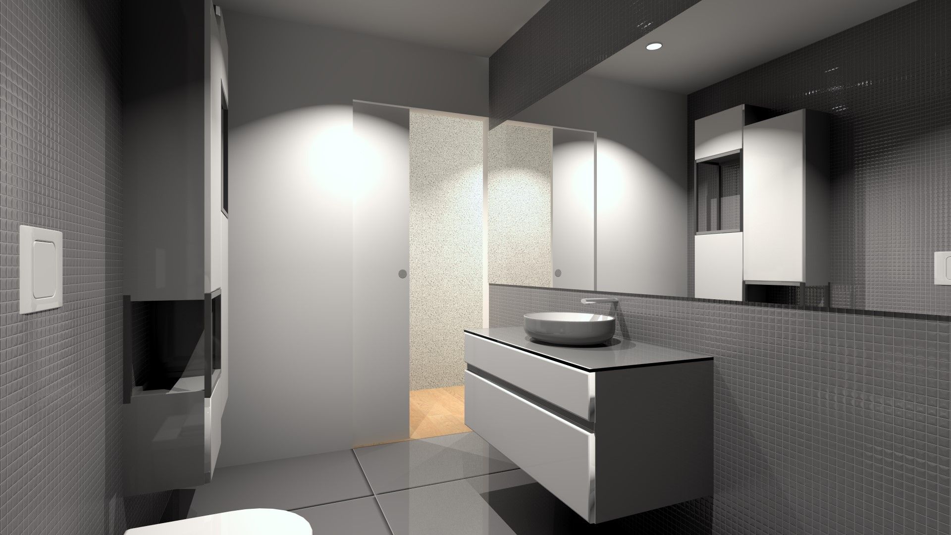 homify Modern bathroom