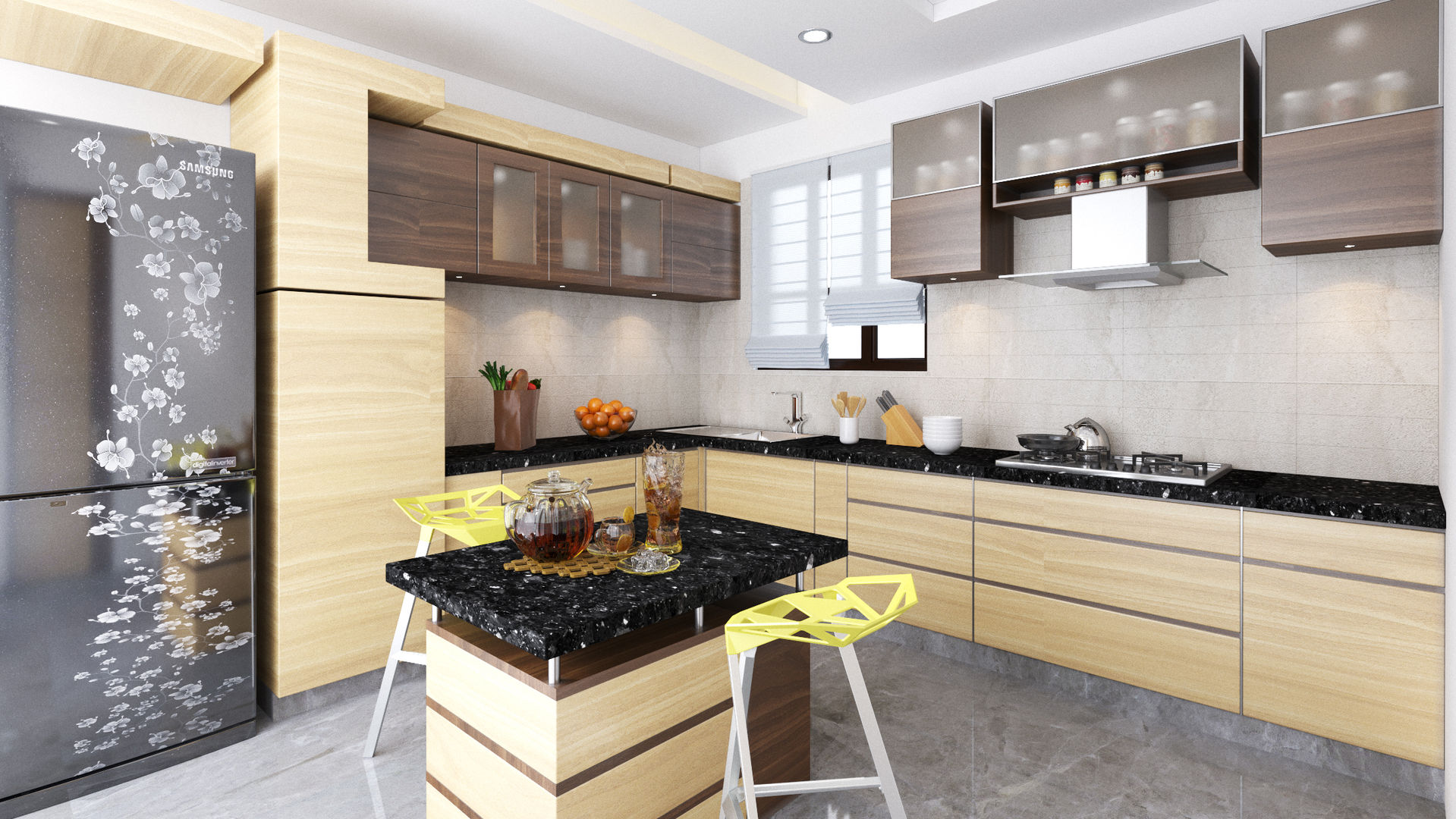 Kitchen Design Idea Associates Modern kitchen Cabinets & shelves