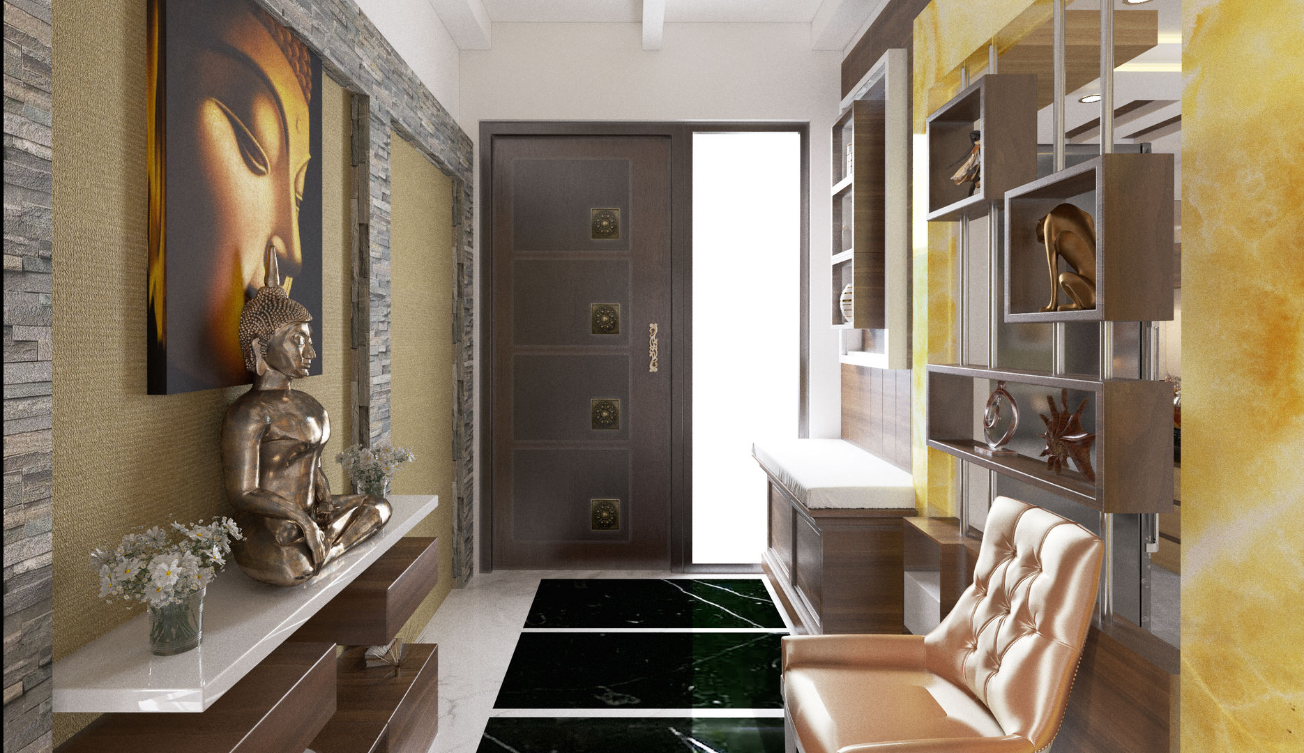Fayer Design Idea Associates Modern Corridor, Hallway and Staircase Accessories & decoration