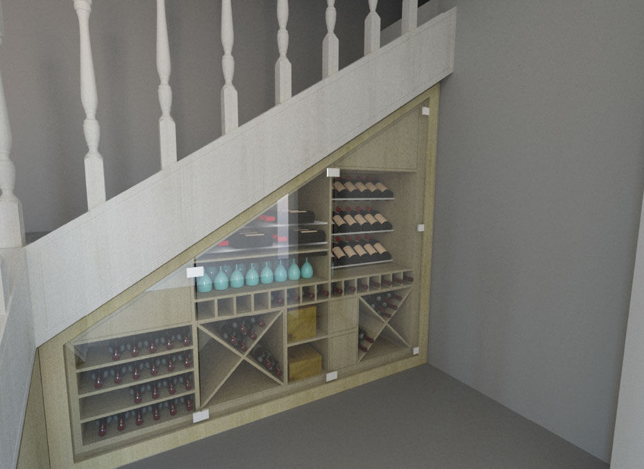 New Stairs Storage A4AC Architects Stairs Wood Wood effect