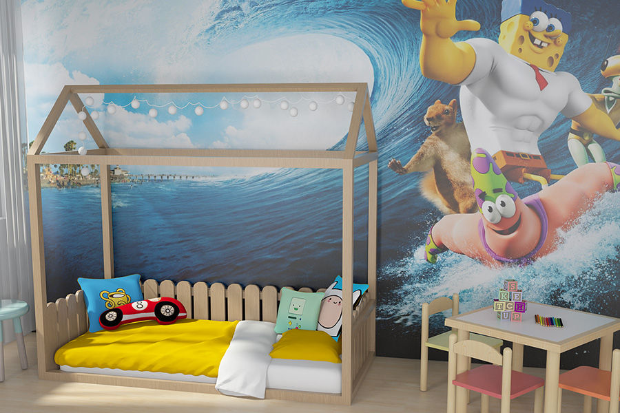 homify Nursery/kid’s room Beds & cribs