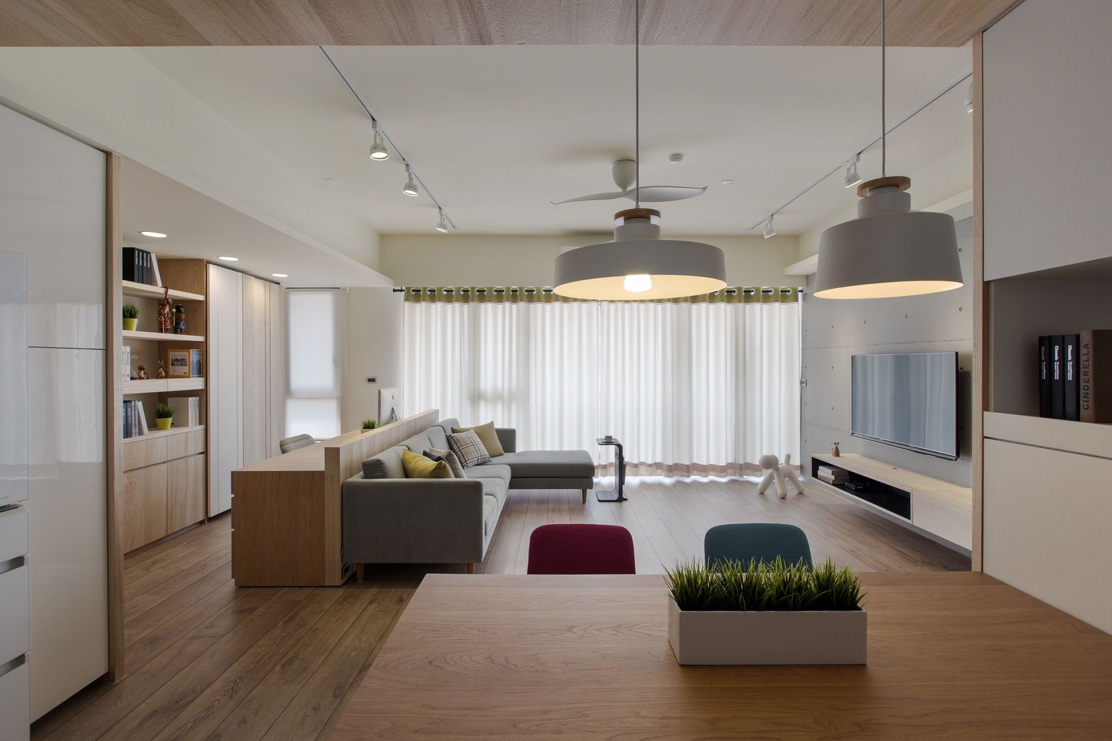 暖心, 詩賦室內設計 詩賦室內設計 Scandinavian style living room