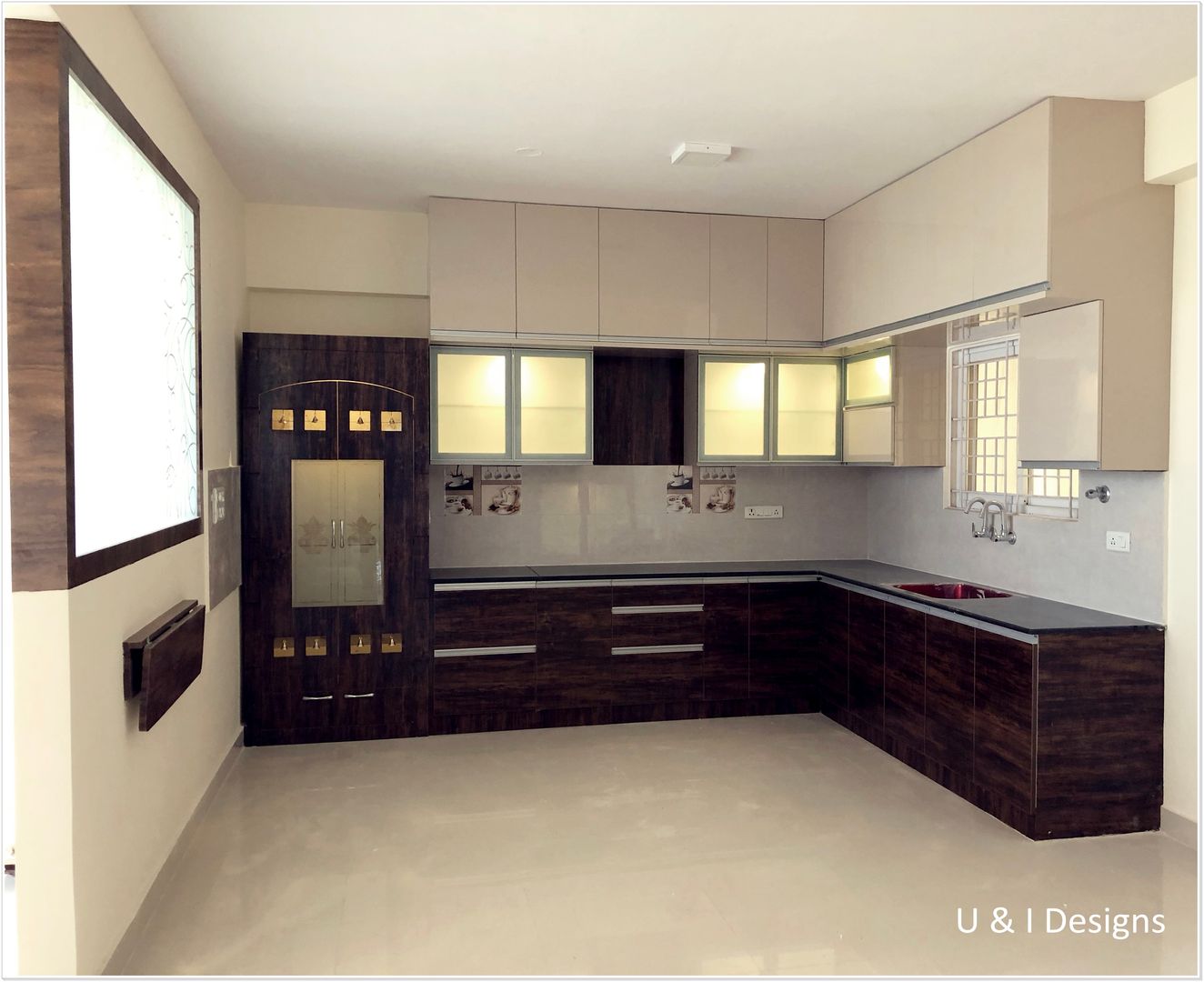 Kitchen with Aluminum Profile Shutters & Profile Handles Studio Ipsa Modern kitchen