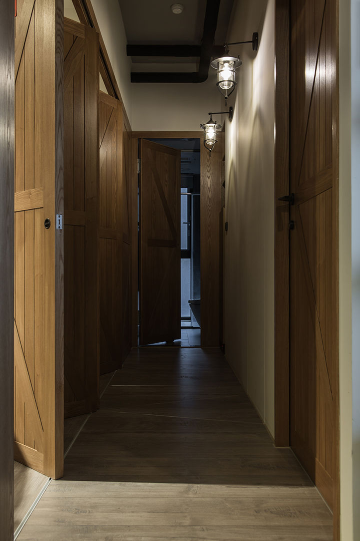 生活軌跡, 詩賦室內設計 詩賦室內設計 Endüstriyel Koridor, Hol & Merdivenler