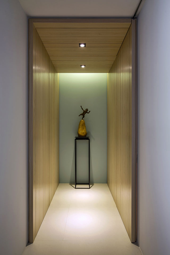 時間, 詩賦室內設計 詩賦室內設計 Modern Corridor, Hallway and Staircase