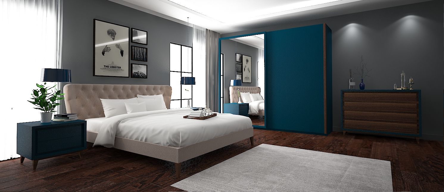 Yatak odası tasarım, FA - Fehmi Akpınar İç Mimarlık FA - Fehmi Akpınar İç Mimarlık Modern style bedroom