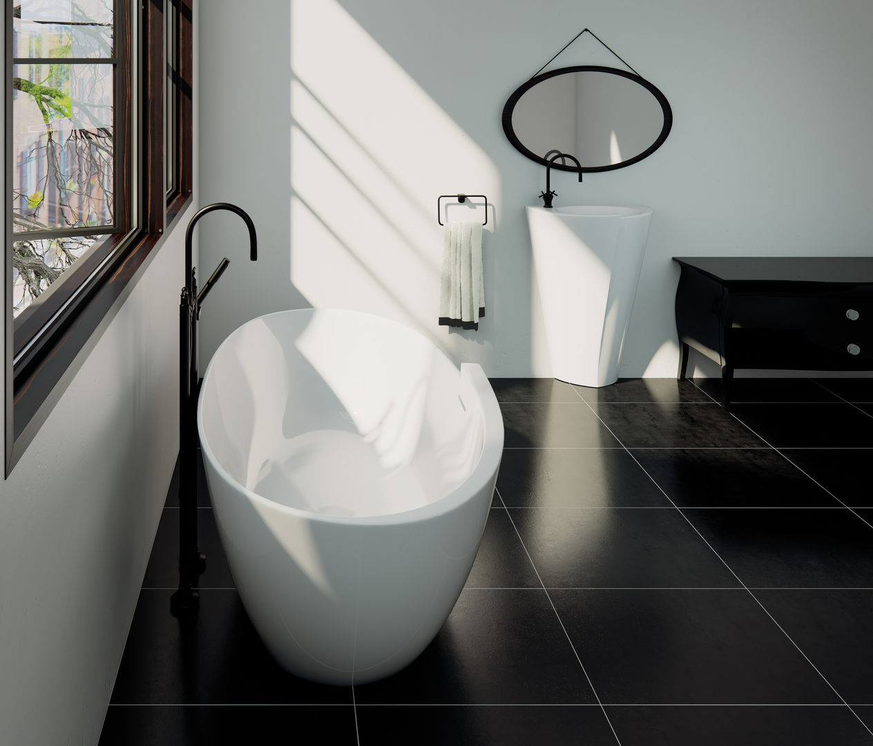 Exeo von Zicco: Modernes Design für Ihre Badezimmeraustattung aus Mineralguss, ZICCO GmbH - Waschbecken und Badewannen in Blankenfelde-Mahlow ZICCO GmbH - Waschbecken und Badewannen in Blankenfelde-Mahlow Industrial style bathroom Marble