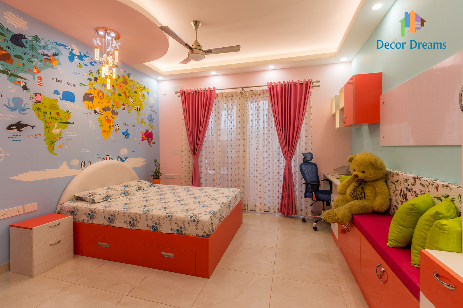 Vaishnavi Terraces, 3 BHK - Ms. Supriya, DECOR DREAMS DECOR DREAMS Modern nursery/kids room