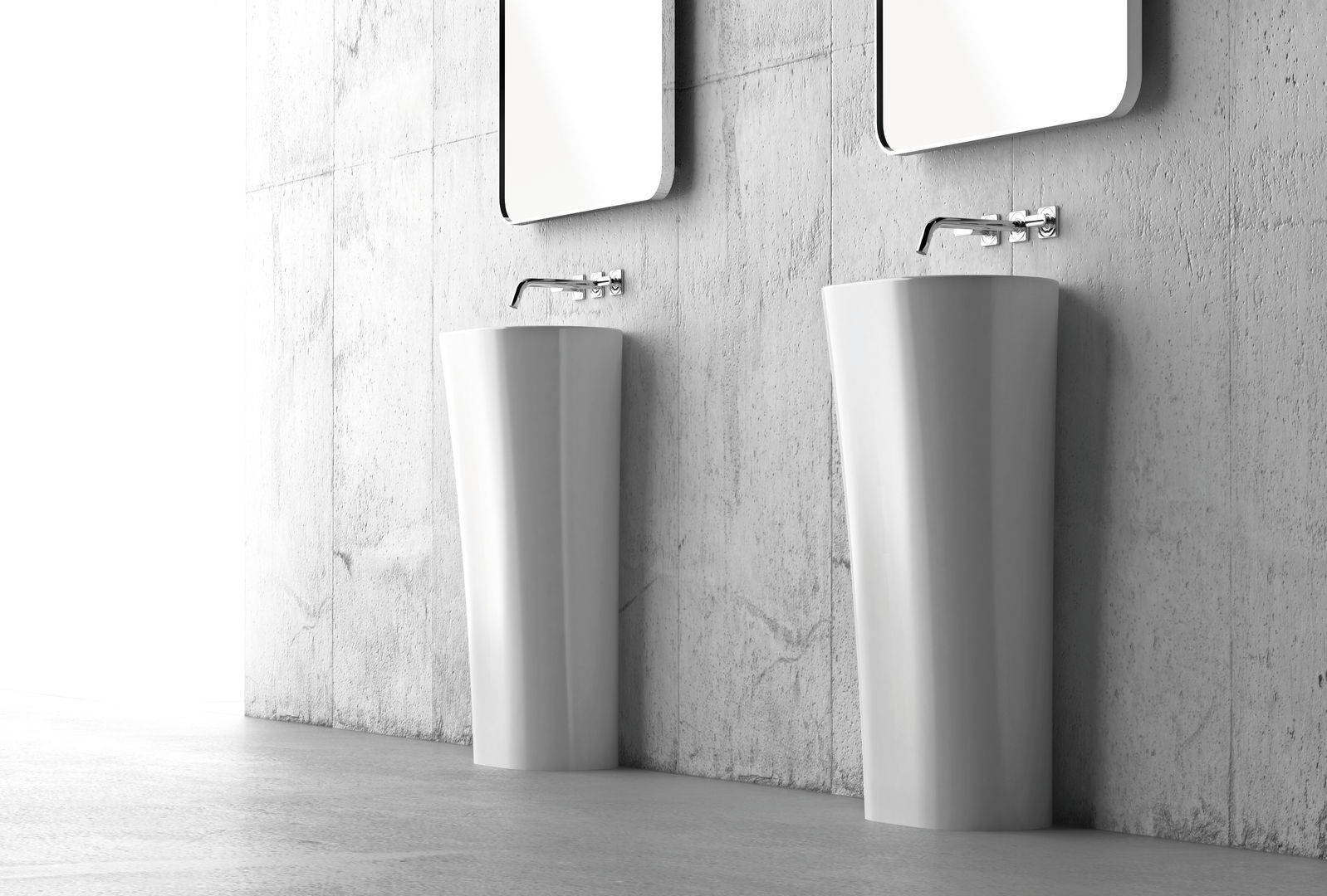 Lyra von Zicco - minimalistisches und modernes Design für Ihr Badezimmer, ZICCO GmbH - Waschbecken und Badewannen in Blankenfelde-Mahlow ZICCO GmbH - Waschbecken und Badewannen in Blankenfelde-Mahlow Minimalist Banyo Mermer