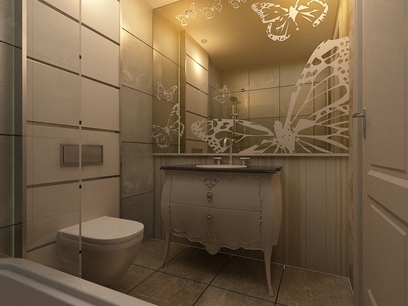 Sinpaş AQUA CİTY iç tasarımı 1 homify Modern Banyo Mermer