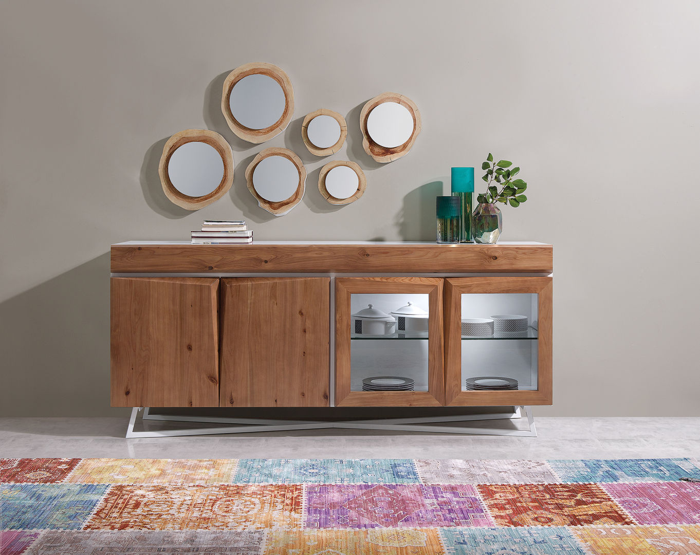 homify Modern Dining Room Dressers & sideboards